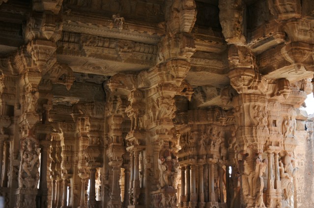 Inner architecture of Maha Mandapa of Vithaleswara