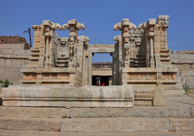 Damaged Front portion of Siva temple near Vitthala complex
