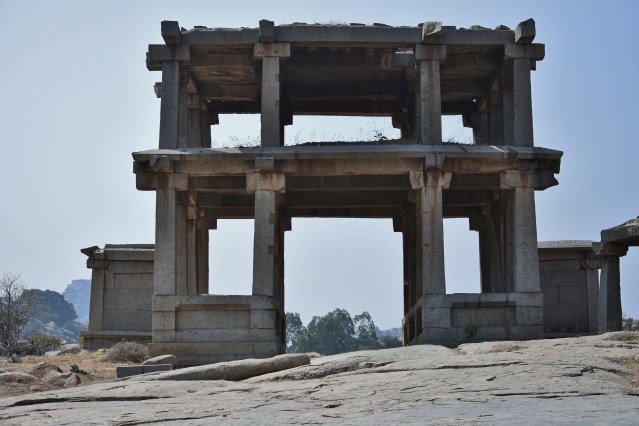 Ancient double storeyed Gateway to Vitthal complex from southwest