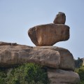 View of naturally balancing Rock Boulders