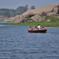 Coracle ride in Tungabhadra