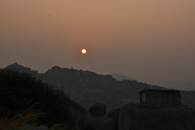 Sunrise From Malyavantha Parvatha.