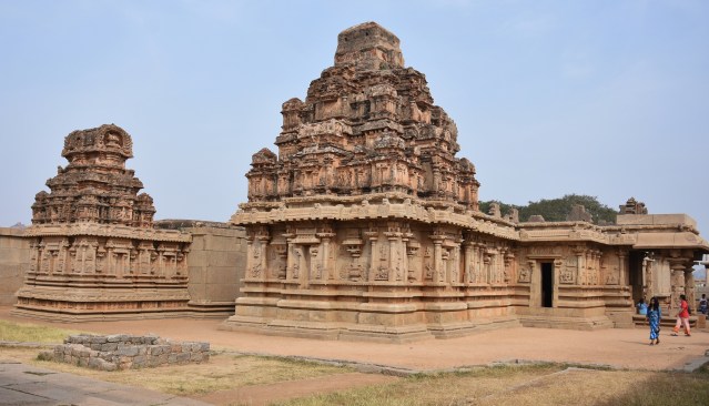 Inside view of Hazaara temple - from Southwest corner