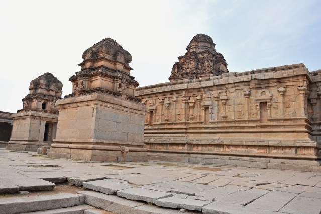 View from the Southern side of Krishna Temple complex