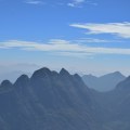 View of Ainthuthalai Pothigai from the top of Agasthyarkoodam peak.