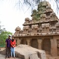 DSC_9229 – Sreeji chettan and Lekshmy chechi standing near Dharma raja ratha.