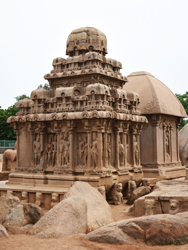DSC_9247 - Arjuna ratha - View from southeast corner - smaller replica of Dharma raja ratha.