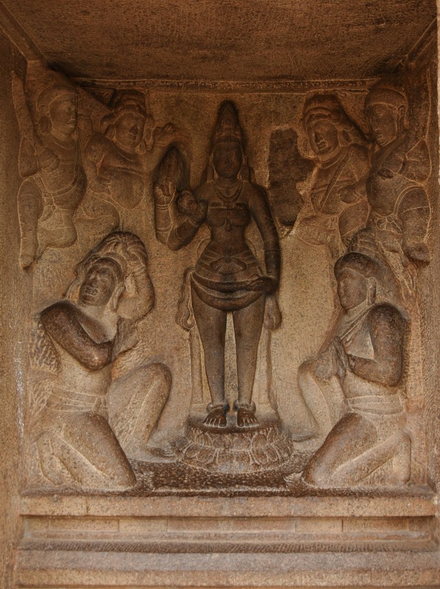 DSC_9280 - Durga relief inside Draupadi ratha.