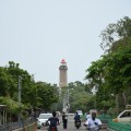 DSC_9317 – Old lighthouse of Mahabalaipuram made by British in early 20th CE – A classic view.