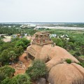 DSC_9361 – View from lighthouse, towards southwest, seeing Mahishasuramardhini cave and Oklanneswara temple.