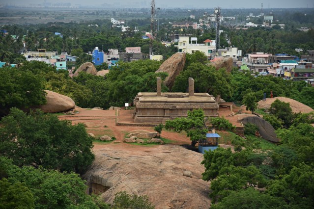 DSC_9379 - Unfinished Rayar gopuram of Vijayanagara empire on the north side of old british lighthouse