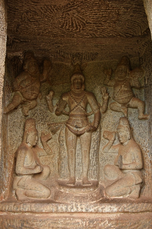 DSC_9459 - Lord Brahma - Position of other arms are in abhaya and katyavalambita mudras.