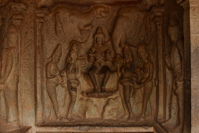 DSC_9534 - Gajalakshmi panel inside varaha cave temple.