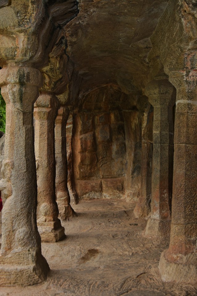 DSC_9578 - Ardha mandapa of Pancha Pandava cave.