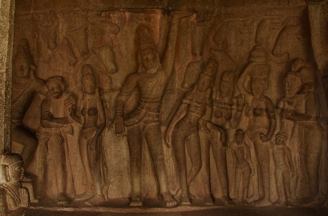 DSC_9604 - Story of God Indra sending rain and storm to punish the villagers.Because of his arrogance and ego causing destruction to nature.