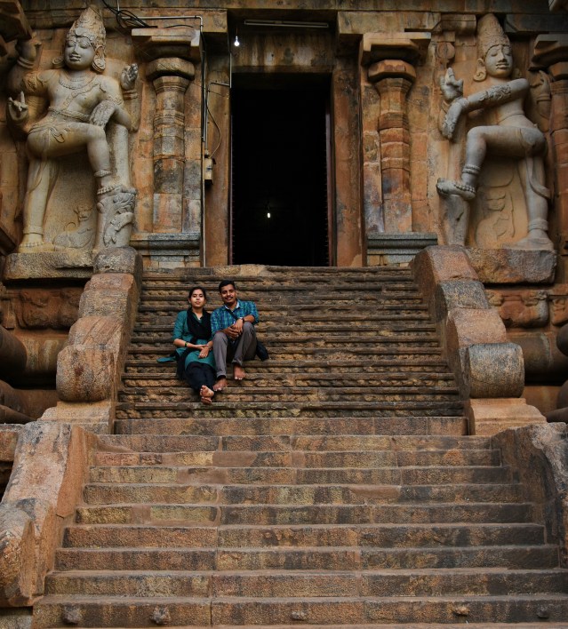 DSC_0057 - From the foot steps of Northern entrance, Brihadisvara temple.