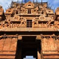 DSC_0138 – Keralanthagan gopura (90ft by 55ft) – Urdhavathandava Siva and Kali on N and S sides of east face.