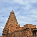 DSC_0237 – 13 storied Sri Vimana,Ardhamandapa,Mahamandapa and Mukhamandapa – Brihadeeswara, Thanjavur(SE corner).