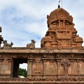 DSC_0346 – East side of Chandikeswarar shrine.Ancient inscriptions on its base.Vimana consists of an Octagonal Shikhara.