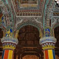 DSC_0418 – Traditional Thanjavur style of painting on wood – Ceiling works of Durbar hall of Thanjavur Maratta Palace.