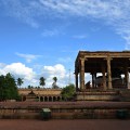 DSC_0457 – Beautiful evening sky from Thanjavur Brihadeeswara temple complex – North side.
