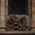 DSC_0507 – Another small Mahishasuramardhini relief found at the north side window of Subrahmanya shrine.
