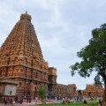 DSC_0602 – Full view of the South side of Brihadheeswara – from Ganesha shrine to Rajaraja gopuram.