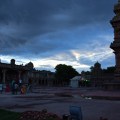 DSC_0613 – Last moments of Sunset seen from the south side of Brihadheeswara temple complex.