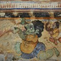 DSC_0633 – Mural Painting, Cloister mandapa (N) – 16th CE Nayaka period – Agasthya dries out Ocean by dranking it.