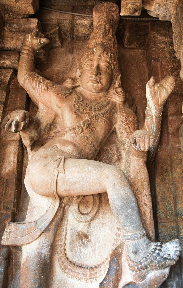 DSC_0719 - 15ft Dvarapalaka on the left side of Great hall entrance from the Mukhamandapa - Brihadheeswara.