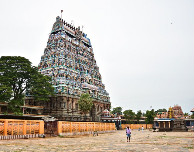 DSC_9739 (1)- Southern Gopuram of Thillai Nataraja temple - Built in early 13th CE.