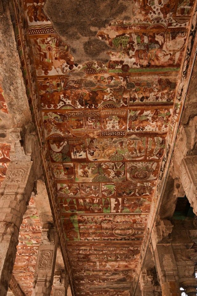 DSC_9777 - Mural paintings of Shiva Kama Sundari Amman temple.One of the oldest Amman temple in South India.