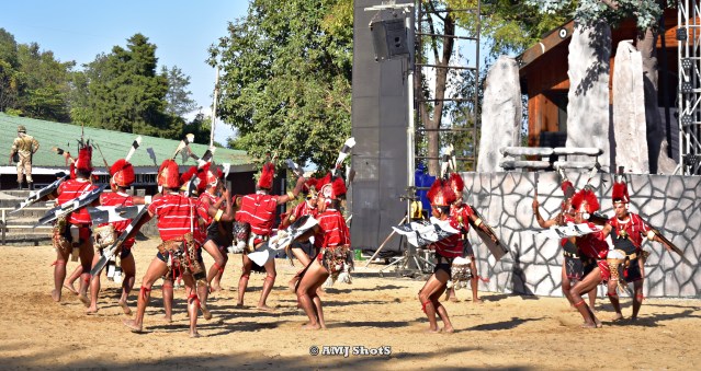 DSC_2153 Phom tribe performing a folk song with dance - Yinghyu Shangi Apai Homgmu Yubu Nyih.