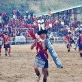 DSC_2302 Ao tribe performing head hunter’s dance which signifies the procession of the warriors across the village towards the altar where the heads are to be kept.