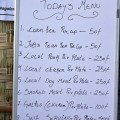 DSC_2958 Breakfast menu from Chakhesang Morung.