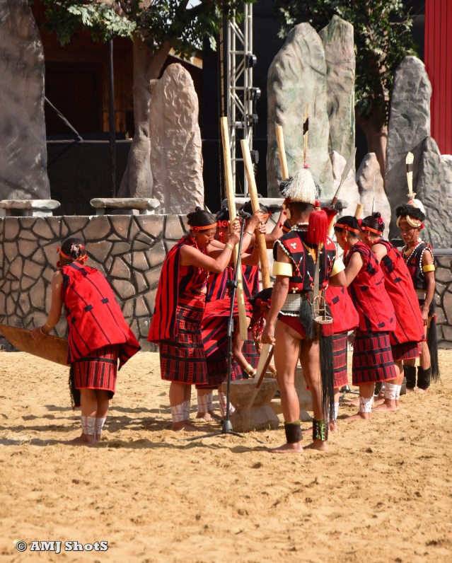 DSC_3123 Sangtam tribe performing their Rice Pounding Song - Furu Thsuk Khisong.