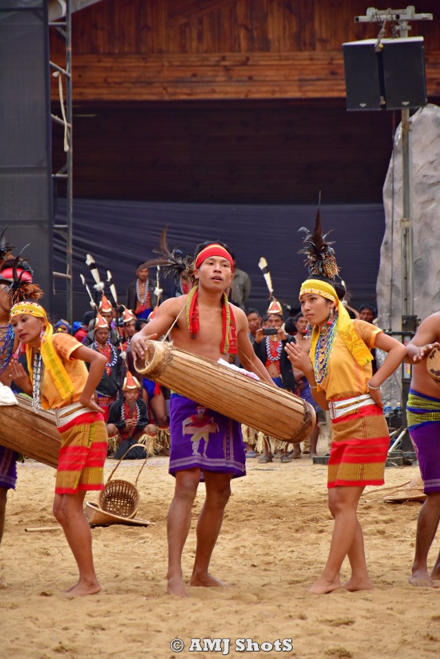 DSC_3384 Garo tribe performing Quarrel dance, which reflects the quarrel between the clans of the Garo’s Sangma (intelligence) and Marak (power).