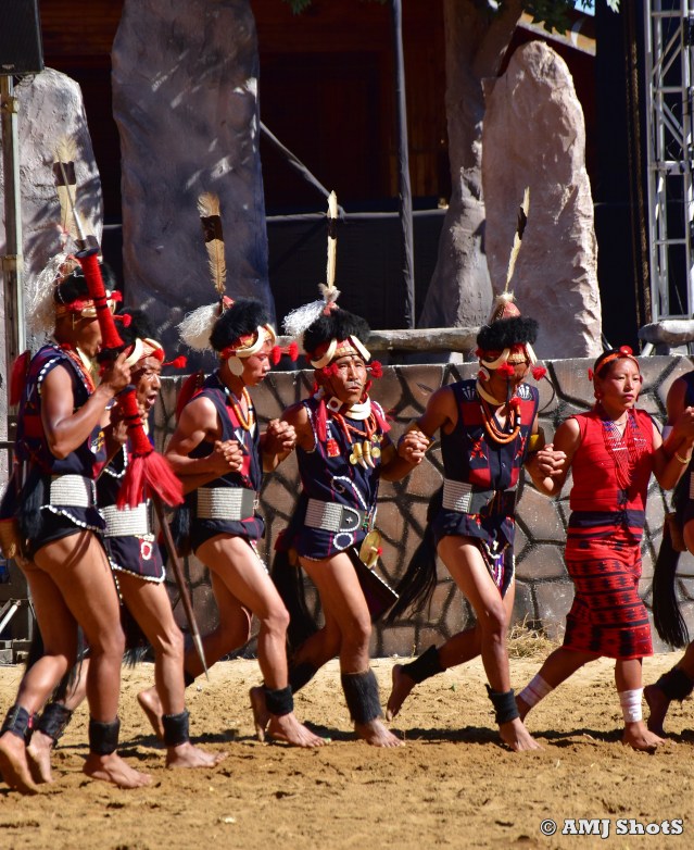 DSC_3555 Thsumuthe folk dance performing by Sangtam tribe.