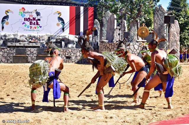 DSC_3609 Konyak tribe showing Zansingbu Zanglan - Gun firing using Matchlock guns.
