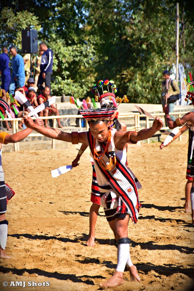 DSC_3892 Zeliang tribe getting ready for performing their Honey Bee Dance - Tinggeune Lim.
