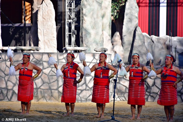 DSC_4085 Phom tribe performing Pang Ongei Menvih Lokpu - Song with dance.